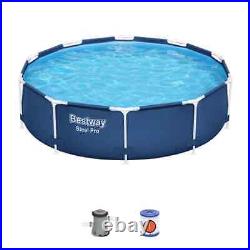 Bestway Steel Pro Swimming Pool 305x76 cm Outdoor Frame Above Ground vidaXL