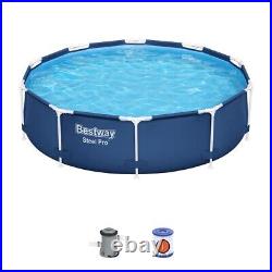 Bestway Steel Pro Swimming Pool Set Above Ground Round Paddling Pool