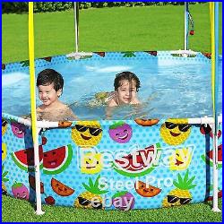 Bestway Steel Pro UV Careful Splash-in-Shade Play Pool, 8' x 20/2.44m x 51cm
