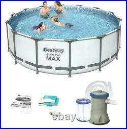 Bestway Steel Swimming Pool Pro Max 14FT x 33 inches Round Ground Garden Patio