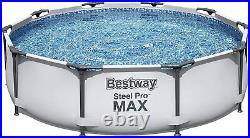 Bestway Swimming Pool 3m / 10ft Steel Pro Max With FILTER PUMP Above Ground Set