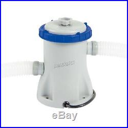 Bestway Swimming Pool Easy set Electric Flowclear Filter Pump 330 Gallon 58381