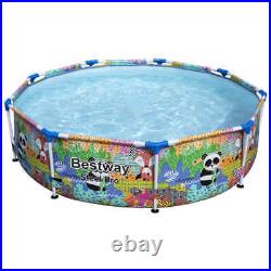 Bestway Swimming Pool Outdoor Above Ground Paddling Steel Pro Max vidaXL