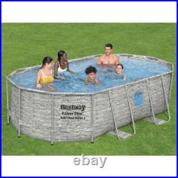 Bestway Swimming Pool Set Above Ground Frame Power Steel 2024