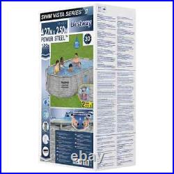 Bestway Swimming Pool Set Above Ground Frame Power Steel 2024