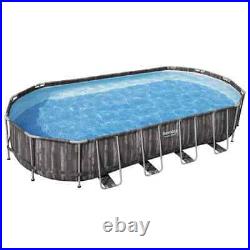 Bestway Swimming Pool Set Above Ground Swimming Pool with Filter Pump Oval Bestw