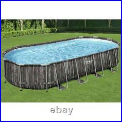 Bestway Swimming Pool Set Above Ground with Filter Pump Oval vidaXL
