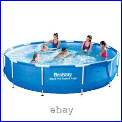 Bestway Swimming Pool Steel Pro Frame Above Ground Family Outdoor Garden Blue UK
