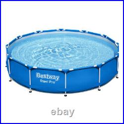 Bestway Swimming Steel Pro Inflatable Metal Pool Above Ground Pools Filter Pump