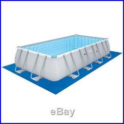 Bestway above ground swimming pool steel 549x274x122cm + pump sand ladder 56466