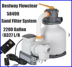 Bestway flowclear Sand Filter Pump 2200gal p/h for swimming pool 58499