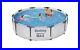 Bestway swimming Pool (round Frame)With Filter pump grey, 10foot, 365x365x76cm