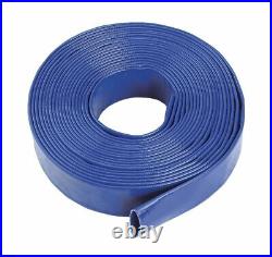 Blue Pvc Layflat Hose-water Discharge Pump Irrigation Lay Flat Delivery Pipe