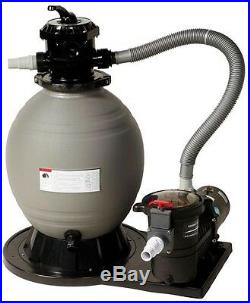 Blue Wave 18in. Sand Filter System with 3600 GPH 1 HP Pump for Above Ground Pools