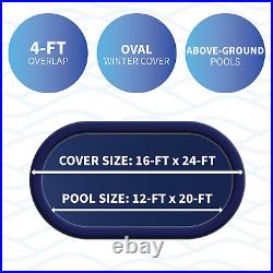 Blue Wave Gold 15-Year 12-ft x 20-ft Oval Above Ground Pool Winter Cover