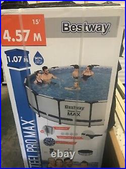Brand NEW Bestway 15FT & 1.07 M Deep 4.57 M Swimming Pool + Free Shipping