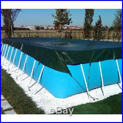 Canvas Coverage Winter 8,00 x 14,00 M for Swimming Above-Ground Rectangular