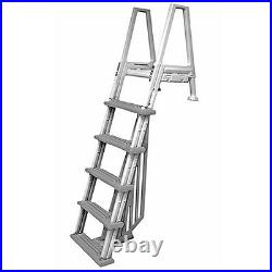 Confer 6000X 46-56 Inch Heavy-Duty Adjustable Above Ground Swimming Pool Ladder
