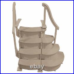 Confer CCX-ADD-VM 3 Step Above Ground Pool Ladder Staircase Add On Only, Beige