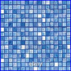 Cube Tiled Pattern Overlap Liner For 48 & 52 High Above Ground Pools