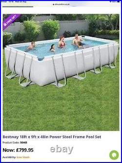 Extra large above ground swimming pool