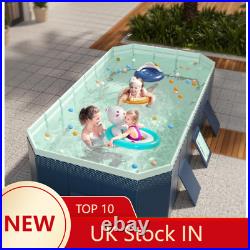 Family Swimming Pool Above Ground Garden Outdoor Kids Paddling Pools Foldable