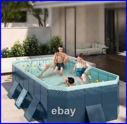 Foldable Family Swimming Pool Above Ground Garden Outdoor Kids Paddling Pools