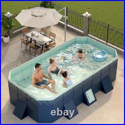 Foldable Family Swimming Pool Above Ground Garden Outdoor Kids Paddling Pools