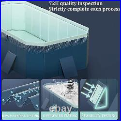 Foldable Family Swimming Pool Above Ground Pool Kids Outdoor(21014055 cm)