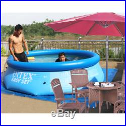 INTEX 10 ft. X 30 in. Easy Set Inflatable Above Ground Swimming Pool Model 28120