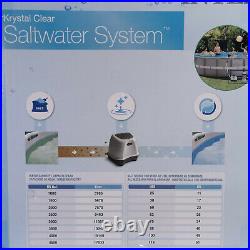 INTEX 26664 Krystal Clear Saltwater System up to 17000L / 4500gal pool 220V NEW