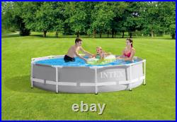 INTEX 26702 -10FT (305 x 76cm) Swimming Pool Grey with Filter Pump