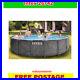 INTEX 26742 15FT Prism Frame Pool Round Above Ground