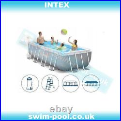 INTEX 26790 above ground pool with Prism Metal Frame (400x200x122cm) rectangular
