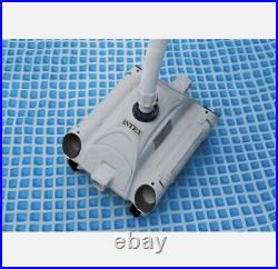 INTEX 28001 Automatic Above Ground Pool Cleaner With Hose, Grey & Black, UK Seller