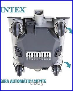 INTEX 28001 Automatic Above Ground Pool Cleaner With Hose, Grey & Black, UK Seller