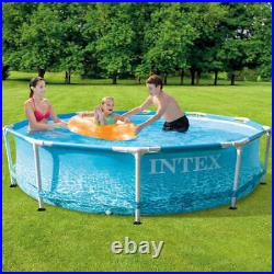 INTEX Pool Above Ground Swimming Lounge Beachside Metal Frame vidaXL