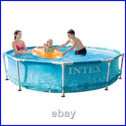 INTEX Pool Above Ground Swimming Lounge Beachside Metal Frame vidaXL