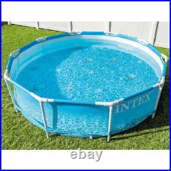 INTEX Pool Above Ground Swimming Lounge Beachside Metal Frame vidaXL