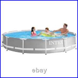 INTEX Pool Set Frame Above Ground Lounge Prism Premium vidaXL