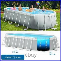 INTEX Prism 26798 20FT Swimming Pool 610x305x122cm /20ftx10ftx48in Above Ground