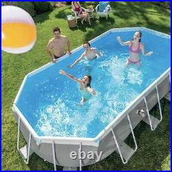 INTEX Prism 26798 20FT x 10FT Above Ground Swimming Pool 610x305x122cm+ EXTRAS