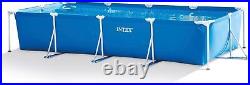 INTEX Rectangular Frame Swimming Pool Set Above Ground, 4.5 X 2.2 X 0.84 M NEW