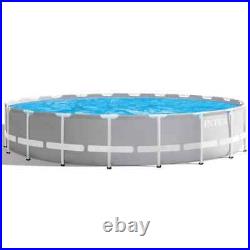 INTEX Swimming Pool Set Above Ground Lounge Prism Frame 26756GN vidaXL