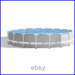 INTEX Swimming Pool Set Frame Above Ground Round Prism 26732GN vidaXL