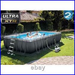 INTEX Swimming Pool Set Frame Lounge Ultra XTR Rectangular vidaXL