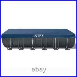 INTEX Swimming Pool Set Frame Lounge Ultra XTR Rectangular vidaXL