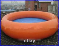Inflatable 0.9mm PVC Outdoor Patio Above Ground Swimming Pool With Pump NEW
