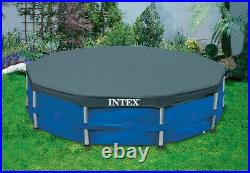 Intex 10 Foot x 30 Inches Pool with 10-Foot Round Above Ground Pool Cover