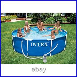 Intex 10 ft Metal Frame Garden Swimming Pool